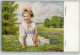 39797508 - Verlag Bild-Kunst Nr. 187  Maedchen Auf Der Wiese Beim Blumen Pfluecken Gaensebluemchen   Sign. Priem C. - Autres & Non Classés