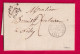 CURSIVE 73 CROUY SUR OURCQ SEINE ET MARNE CAD TYPE 15 MAY EN MULTIEN POUR LISY 1847 LETTRE - 1801-1848: Vorläufer XIX