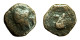 Ancient Greek Coin Uncertain Sicily? AE12mm Athena / Swan? 04120 - Greek