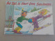 CPSM -  AU PLUS RAPIDE - CARTE HUMORISTIQUE - THEME :  SPORT D HIVER SKI  -  NON VOYAGEE - Humour