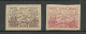 Transkaukasien TRANSCAUCASSUS 1923 Michel 23 - 24 U MNH Mountain Berg Ararat Elbrus - Azerbaïjan