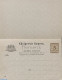 Germany, Bayern 1891 Reply Paid Postcard 3/3pf, Year 91, Used Postal Stationary - Other & Unclassified