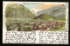 Lithographie Künzli Nr. 5011: Interlaken, Wo Ist Der Berliner?, Berg Mit Gesicht / Berggesichter  - Autres & Non Classés