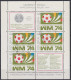 ⁕ Poland / Polska 1974 ⁕ World Football Championship. Medal, WM74 Logo Mi.2328 ⁕ Used Block 60 - Used Stamps