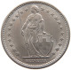 SWITZERLAND 2 FRANCS 1968 #s105 0047 - 2 Francs
