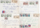 37074# LOT 21 LETTRES FRANCHISE PARTIELLE RECOMMANDE Obl TALANGE MOSELLE 1967 1968 Pour METZ 57 - Brieven En Documenten