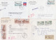 37078# LOT 18 LETTRES FRANCHISE PARTIELLE RECOMMANDE Obl THIONVILLE MOSELLE 1967 1968 Pour METZ 57 - Covers & Documents