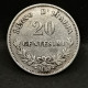 20 CENTESIMI ARGENT 1863 M BN MILAN ITALIE / ITALIA SILVER - 1861-1878 : Victor Emmanuel II