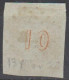 Grece N° 0013 Tête De Mercure Orange S Azuré 10 L Chiffre 10 Au Verso - Used Stamps