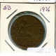 PENNY 1936 UK GBAN BRETAÑA GREAT BRITAIN Moneda #AU798.E.A - D. 1 Penny