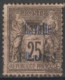 CAVALLE - 1893 - YVERT N°6 OBLITERE - COTE = 25 EUR - Used Stamps