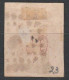 Grece N° 0023 Rose Carminé 80 L Chiffre 80 Au Verso - Used Stamps