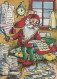 Delcampe - SANTA CLAUS Happy New Year Christmas Vintage Postcard CPSM #PBL426.GB - Santa Claus