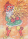 SANTA CLAUS Happy New Year Christmas Vintage Postcard CPSM #PBL175.GB - Santa Claus