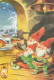 Happy New Year Christmas GNOME Vintage Postcard CPSM #PBB510.GB - Nieuwjaar