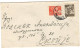 Yugoslavia Letter - Trebinje Via Skopje 1948,stamps Partisans Motive - Brieven En Documenten