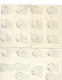 !!! 22 VALEURS DE TIMBRES DE COURS D'INSTRUCTION SUR FEUILLET DE 1930 - Cours D'Instruction