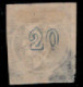 Grece N° 0037 Bleu 10 L Chiffre 20 Au Verso - Usati