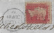 Great Britain 1871 Cover Hawick To Portree Stamp 1 Penny Red Perforate Corner Letter DK Queen Victoria Plate 127 - Briefe U. Dokumente