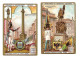 S 741, Liebig 6 Cards, Monumenti Capitaines Célèbres (ref B18) - Liebig