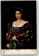 39186508 - Tiziano La Bella Frau Im Mittelalter AK - Paintings