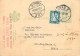Romania Postal Card 1931 Sibiu Arad Royalty Franking Stamps - Roumanie