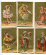 Lot 6 Chromos   11,6 X 7,4  COUTURE D ART FEMY DIJON - Other & Unclassified