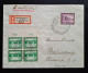 Deutsches Reich 1937, Reko-Brief Berlin-Pankow Kolonial-Briefmarken-Schau Nach Braunschweig MiF - Covers & Documents