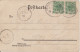 1900 - ALSACE - CONVOYEUR BAHNPOST SENNHEIM MASMÜNSTER (IND 10) ZUG 448 - CP PUB GRUSS FRANCK ! => PETITE FONTAINE - Lettres & Documents