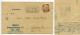 Germany 1936 Folded Zahlkarte; Bielefeld - Allgemeine Krankenversicherungs; 3pf. Hindenburg; Kraftpost Slogan Cancel - Brieven En Documenten