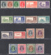 1937-40 India - Stanley Gibbson N. 247/64 - MNH** - Otros & Sin Clasificación