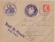 1915 - ALSACE RECONQUISE - ENVELOPPE MAIRIE De ST AMARIN (CACHET PROVISOIRE De MOOSCH) => PARIS - Storia Postale