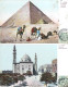 LE CAIRE : La Grande Pyramide (Cheops) + Mosquée Sultan Hassan ( 2 Cartes ). - Cairo