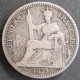 Cochinchine Française. 10 Cent 1879 A, En Argent. Lec# 17. RARE - Frans-Cochinchina