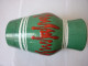 Delcampe - Vase West Germany - Scheurich - Vert Rouge Et Blanc - Altri & Non Classificati