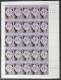 Gibraltar 1630-1636 Postfrisch Als Kleinbogen, Blumen #JF913 - Gibraltar