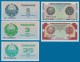 USBEKISTAN - UZBEKISTAN 5 Stück Banknoten 1992-94 UNC (18190 - Andere - Azië