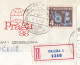 ⁕ Czechoslovakia 1987 ⁕ World Stamp Exhibition Praga 88 - Mi.2834 On Nice Cover PRAHA Registered Mail To Zagreb - Briefe U. Dokumente