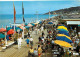 14 - Deauville - Les Planches - Le Bar Du Soleil Et Les Planches - Flamme Postale De Villers Sur Mer - CPM - Voir Scans  - Deauville