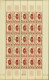 Tunisie 1950 - Colonie Française - Timbres Neufs. Yver Nr.: 346. Feuille De 50 Avec Coin Date: 17/7/50... (EB) AR-02713 - Ungebraucht