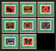 Ajman - 2736/ N°747 / 754 Papillons (butterflies) Deluxe Miniature Sheets 1971 - Butterflies