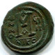 JUSTINII And SOPHIA AE Follis Thessalonica 527AD Large M NIKO #ANC12429.75.F.A - Byzantines