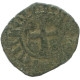 CRUSADER CROSS Authentic Original MEDIEVAL EUROPEAN Coin 0.6g/16mm #AC322.8.U.A - Other - Europe