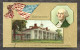 GEORGE WASHINGTON Portrait & House 1909 Patriotic By Winsch (h280) - Presidentes