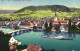 STEIN AM RHEIN, SCHAFFHAUSEN, ARCHITECTURE, CHURCH, BRIDGE, SHIP, SWITZERLAND, POSTCARD - Stein Am Rhein