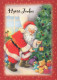 BABBO NATALE Natale Vintage Cartolina CPSM #PAK164.IT - Santa Claus