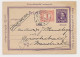 Briefkaart G. 2 B A-krt. Particulier Bedrukt Rotterdam 1909 - Netherlands Indies