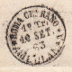 3010 - PONTIFICIO - Involucro Senza Testo Del 26 Settembre 1863 Da Morolo Ad Agnani Tassata Con 2 Baj - Etats Pontificaux