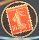 [(*) SUP] N° 138, 10c Rouge, Timbre Monnaie - Boulets Anthracite Charbon - 1903-60 Semeuse A Righe