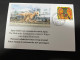 17-5-2024 (5 Z 17) Australian Personalised Stamp Isssued For Jurassic Park 30th Anniversary (Dinosaur & Bullet Train) - Prehistorisch